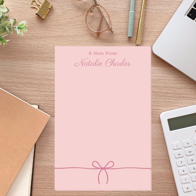Notas Post-it® Simple Minimal Moderno Arco Rosa Tendencia (Subido por el creador)