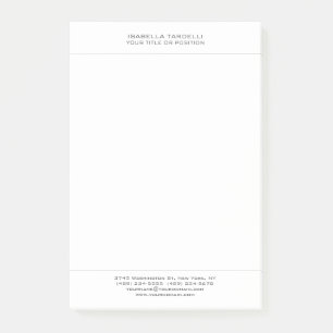 Notas Post-it® Simple profesional Minimalista moderno