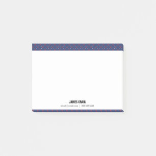 Notas Post-it® Simple profesional para él básico masculino limp