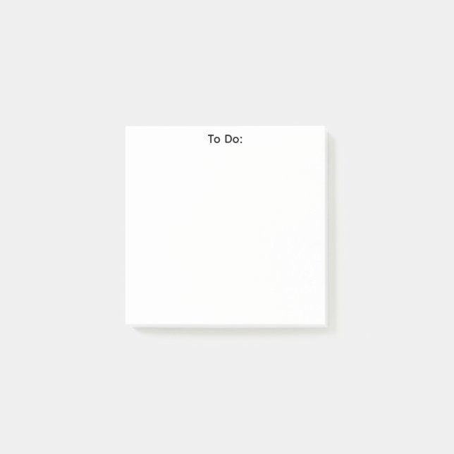 Notas Post-it® Simple To Do List - Notes (Anverso)