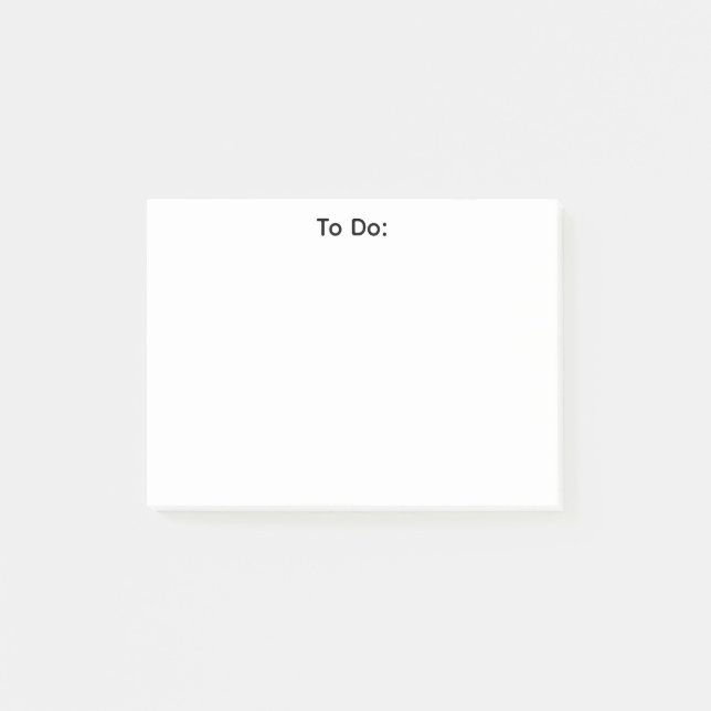 Notas Post-it® Simple To Do List - Notes (Anverso)