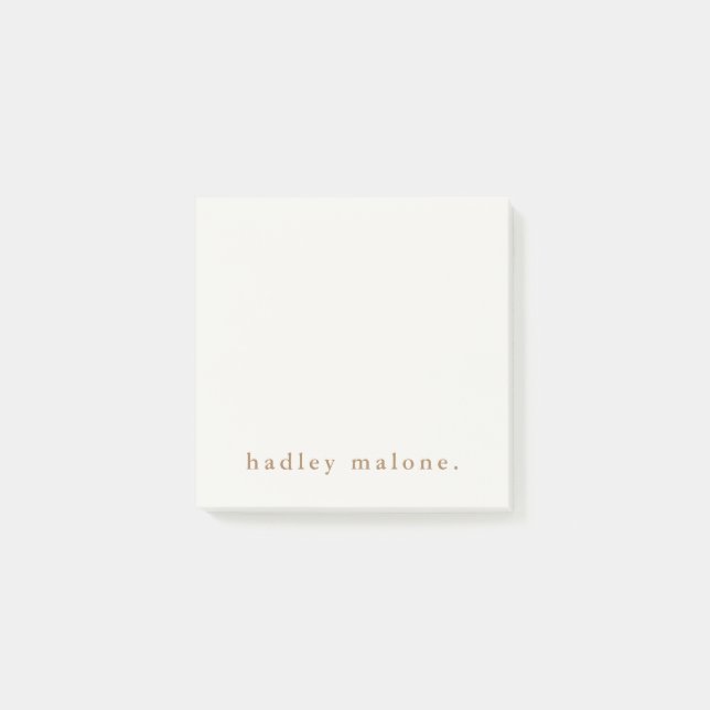 Notas Post-it® Simple Typography Boho  (Anverso)