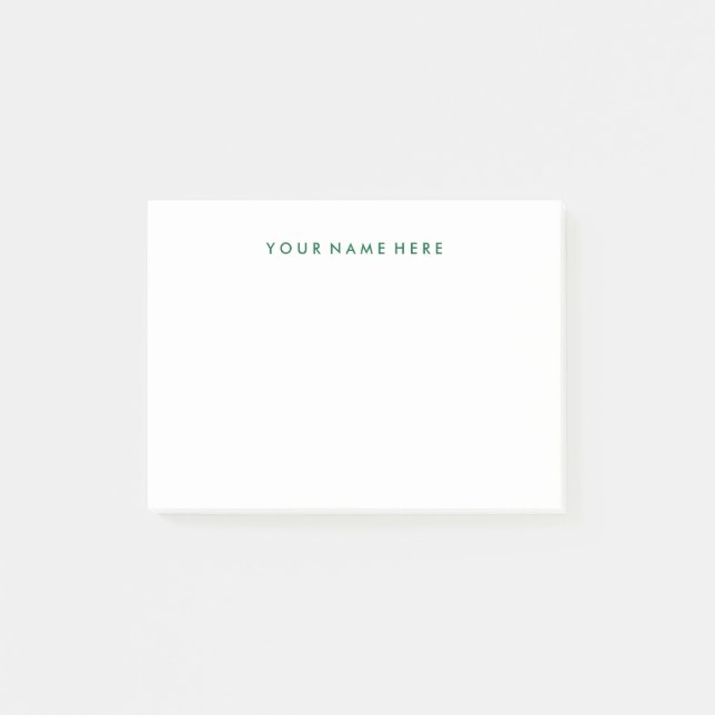 Notas Post-it® Simple y moderno Post-it® NotePad (Anverso)