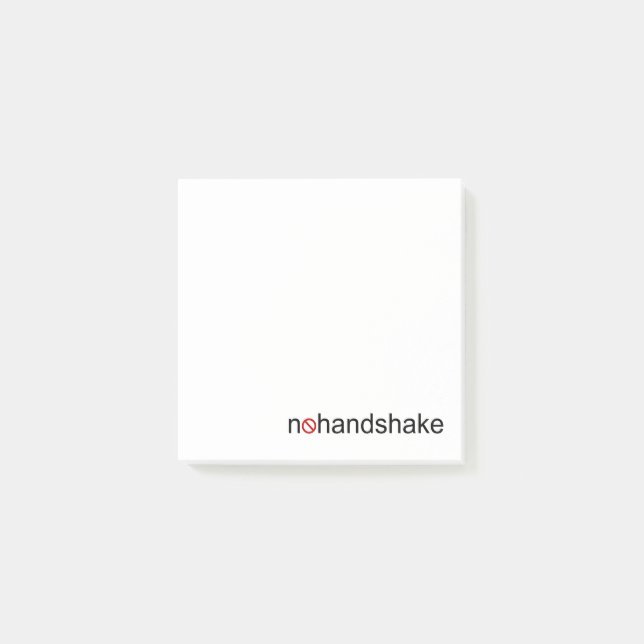 Notas Post-it® Sin apretón de manos (Anverso)