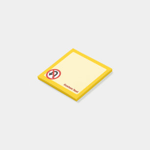 Notas Post-it® Sin Rótulo de giro en U