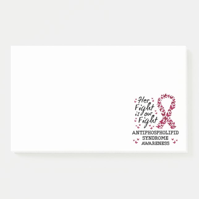 Notas Post-it® Síndrome antifosfolípido Conciencia (Anverso)