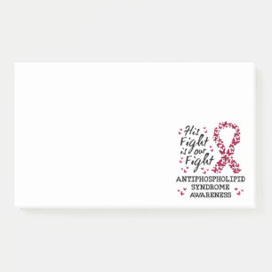 Notas Post-it® Síndrome antifosfolípido Sensibilización, su lucha