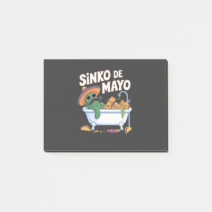 Notas Post-it® Sinko de Mayo Cinco De Mayo Cactus Funny
