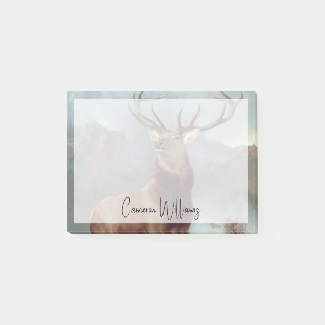 Notas Post-it® Sir Edwin Landseer | Monarca del Glen, 1851 (Anverso)