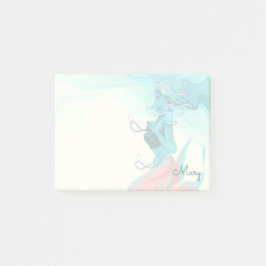 Notas Post-it® Sirena con joyas 4x3