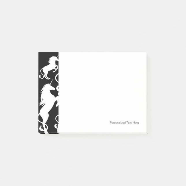 Notas Post-it® sistema de unicornios (Anverso)