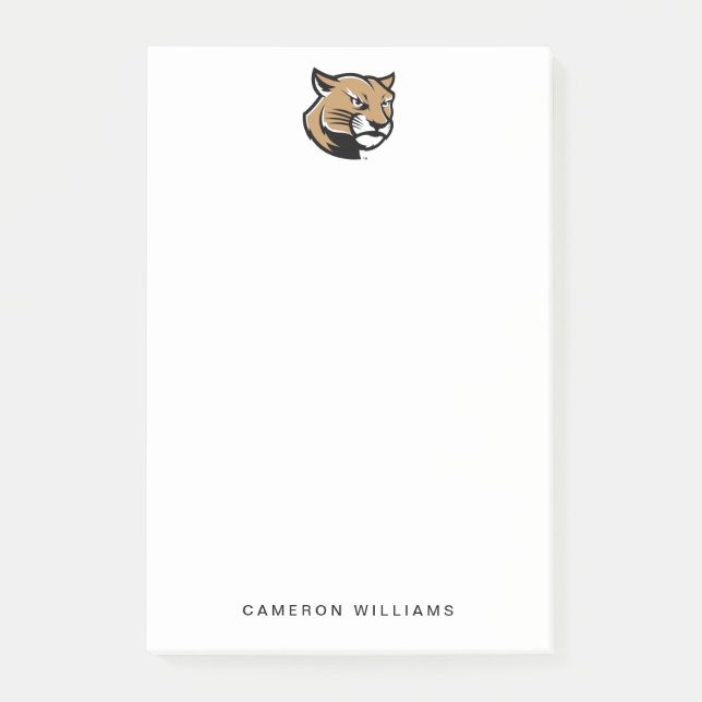 Notas Post-it® SIUE Cougars (Anverso)