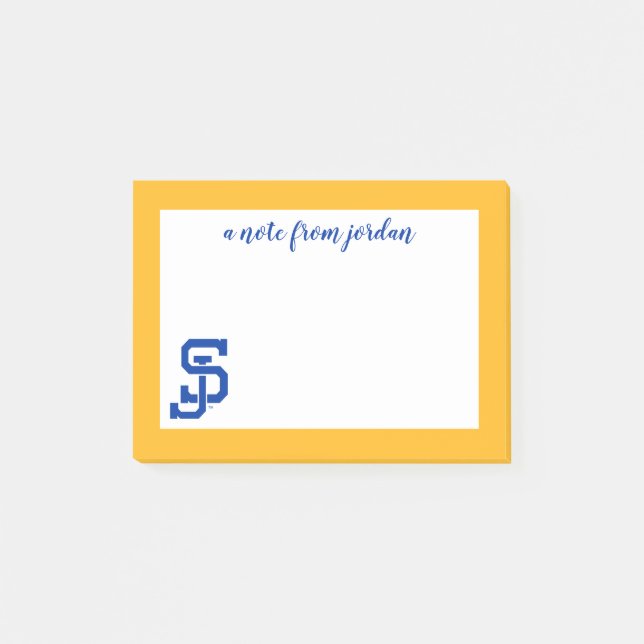 Notas Post-it® SJ Spartans (Anverso)
