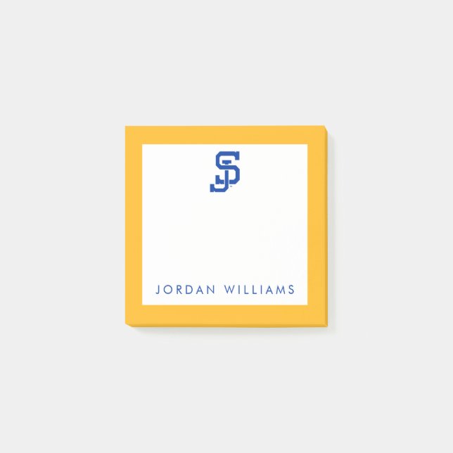 Notas Post-it® SJ Spartans (Anverso)