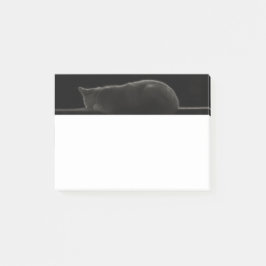 Notas Post-it® Sleeping Cat Silhouette