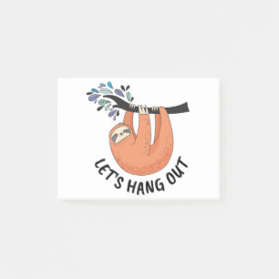 Notas Post-it® Sloth aguantemos
