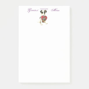 Notas Post-it® Smooth Fox Terrier Heart Mom