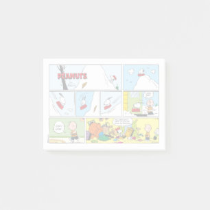 Notas Post-it® Snoopy Sled Riding Food Dish