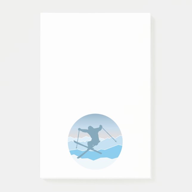 Notas Post-it® Snowboard (Anverso)