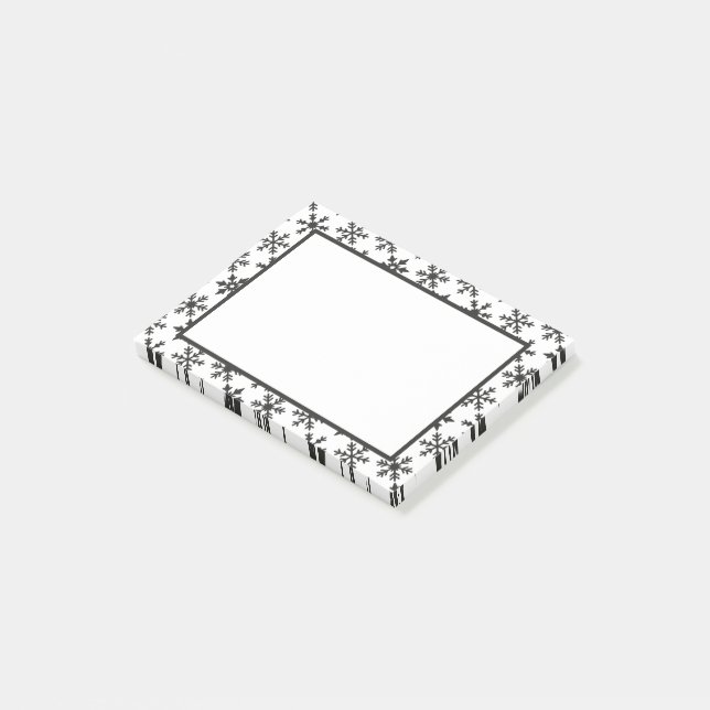 Notas Post-it® Snowflakes (En perspectiva)