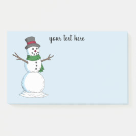 Notas Post-it® Snowman