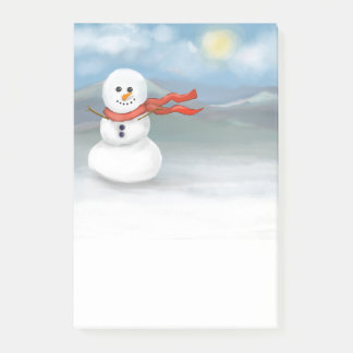 Notas Post-it® Snowman