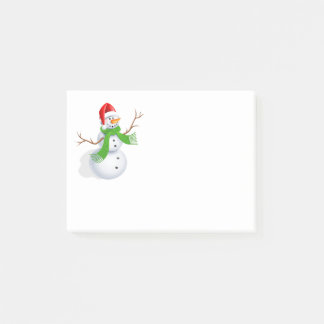 Notas Post-it® Snowman