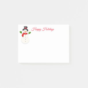 Notas Post-it® Snowman Post escribe