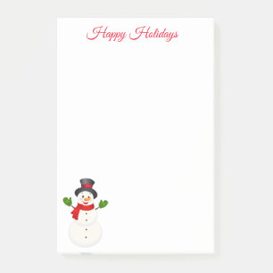 Notas Post-it® Snowman Post escribe