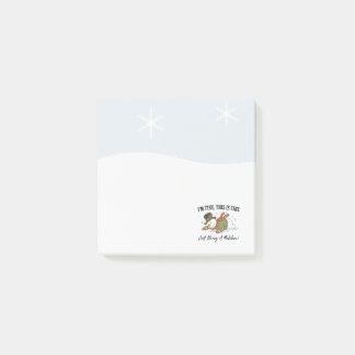 Notas Post-it® Snowman Post It Notes | Christmas Notes
