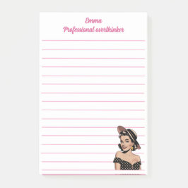 Notas Post-it® Sobrepensador profesional, elegante,Personalizado 