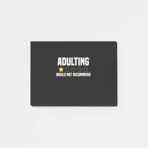 Notas Post-it® Sobrevalorización de adultos