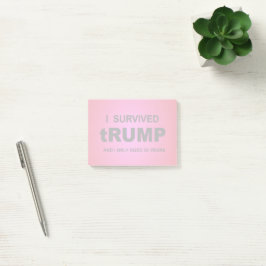 Notas Post-it® Sobreviví a tRUMP