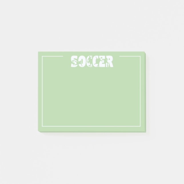 Notas Post-it® Soccer  (Anverso)