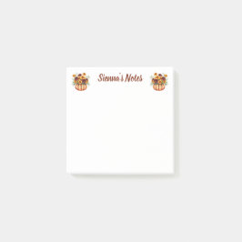 Notas Post-it® Soft Marigold Floral Name
