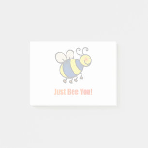 Notas Post-it® Sólo Abeja Feliz Personalizado Bee