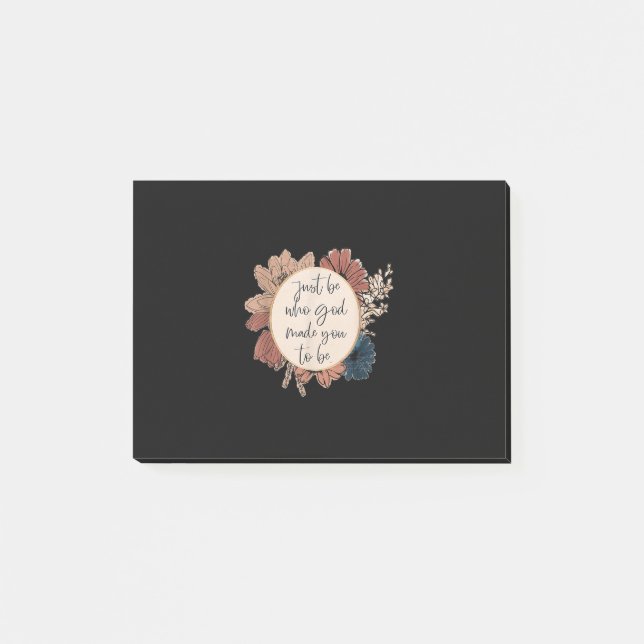 Notas Post-it® Solo Sé Quién Dios eres para ser Biblia Jesús ama  (Anverso)