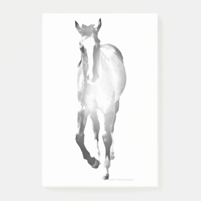 Notas Post-it® Sombra del caballo (Anverso)