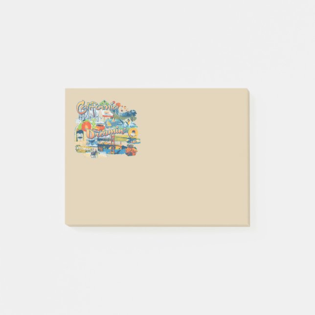 Notas Post-it® Soñando California (Anverso)