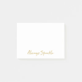 Notas Post-it® Sonda siempre de oro