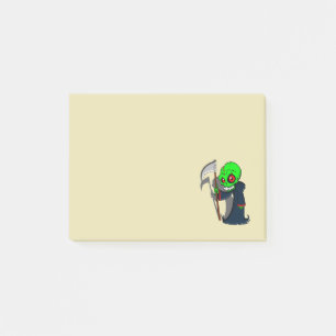 Notas Post-it® Sonriente Grim Reaper Ilustracion de Guay espeluzn