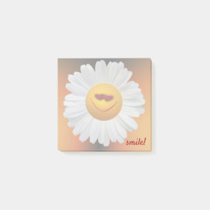 Notas Post-it® sonriente margarita - almohadilla de post-it-Notes