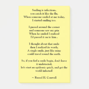 Notas Post-it® Sonrisa
