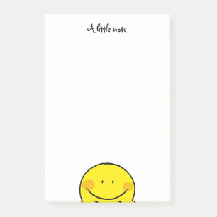 Notas Post-it® sonrisa feliz