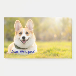 Notas Post-it® sonrisa, life's good Post-it Notes