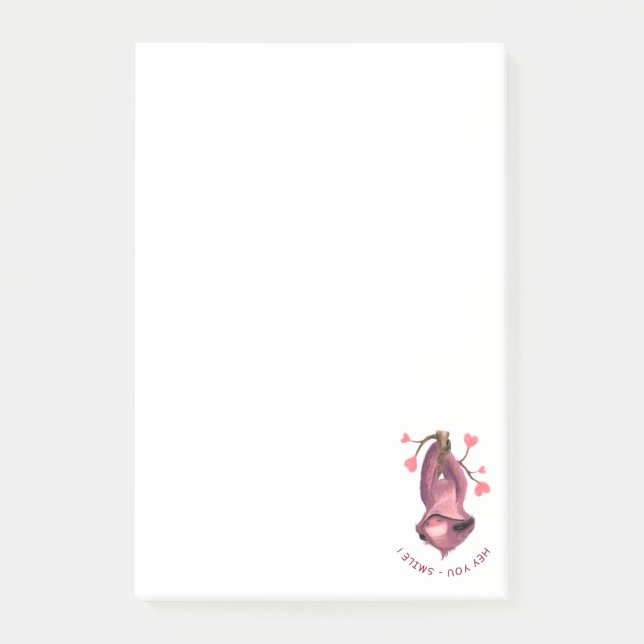 Notas Post-it® Sonrisa romántica (Anverso)