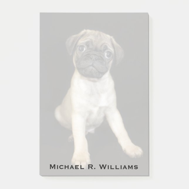 Notas Post-it® Sorprendente cachorro de cerdo (Anverso)