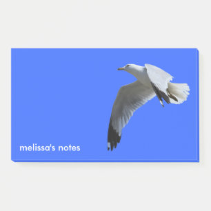 Notas Post-it® Sorprendente gaviota con billetera en vuelo