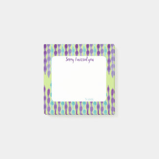 Notas Post-it® Sorry I missed you customize texts