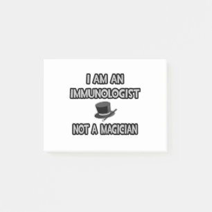 Notas Post-it® Soy Inmunólogo... No es un mago